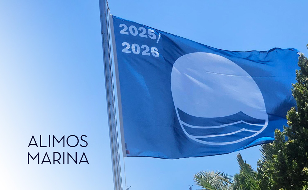 Sustained Commitment to Quality: Alimos Marina Awarded the Blue Flag for the 8th Consecutive Year