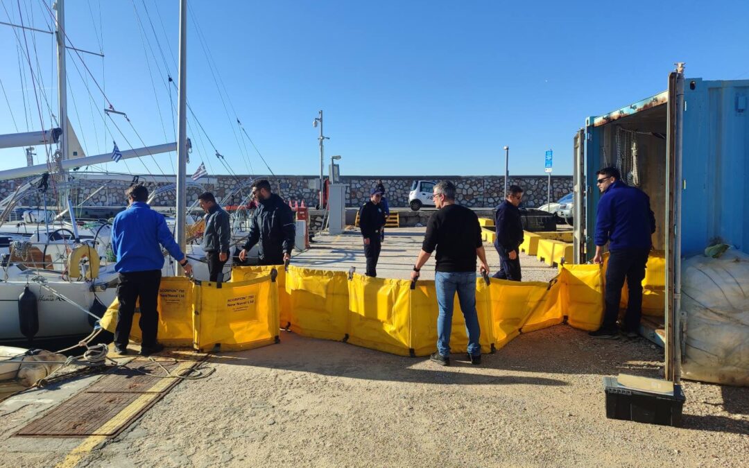 Επιτυχής ετήσια Άσκηση Αντιρρύπανσης στη Μαρίνα Αλίμου